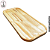 Bandeja Pinus Retangular 12,5x27x1 - (UN) - Imagem 1