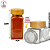 Kit Porta-Tempero com Bandeja Madeira - 8 Potes de 120ml com Tampa de Bambu - Imagem 2