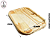 Bandeja Pinus Retangular 12,5x17x1 - (UN) - Imagem 2