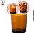 Copo Para Vela 420ml Âmbar Brilho - (UN) - Imagem 1