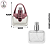 Porta Perfume Bolsa Cores  - 20ml (UN) - Imagem 2