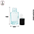 Kit 6 Vidros Porta Perfume Teste - Cores 12ml - Imagem 2