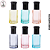 Kit 6 Vidros Porta Perfume Teste - Cores 12ml - Imagem 1