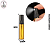 Kit 6 Flaconete Spray Âmbar - 5ml - Imagem 2