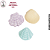 Molde De Silicone Concha  - 3 Cavidades - Imagem 2
