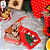 Pote Decorativo de Metal – Árvore de Natal Vermelha (UN) - Imagem 3