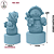 Molde de Silicone Boneco de Neve Lembrancinha Natalina  - (un) - Imagem 2