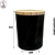 Copo para Vela Preto C/Tampa em Madeira - 200ml (UN) - Imagem 2