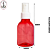 Kit 50 Frascos 100ml Spray Colorido (Vermelho/Azul) - Imagem 2