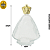 Kit 25 Frasco de Vidro N.S Aparecida 140ml c/ Tampa Coroa - Imagem 2
