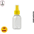 Kit 10 Frascos Pet 100ml c/Válvula Spray Amarela - Imagem 1