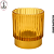 Porta Vela de Vidro Decor 150ml Âmbar - Imagem 3