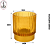 Porta Vela de Vidro Decor 150ml Âmbar - Imagem 2