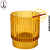 Porta Vela de Vidro Decor 150ml Âmbar - Imagem 1