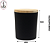 Pote p/Vela 210ml Preto Fosco - (UN) - Imagem 2