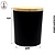 Copo de Vidro Para Vela Preto Fosco 210ml - (UN) - Imagem 3