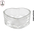 Castiçal de Vidro Formato Coração - 100ml - Imagem 1