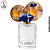 Porta Perfume 100ml My Way Tampa Azul c/Dourado - (UN) - Imagem 1