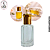 Porta Perfume de Vidro Roll-on Luxo 12ml - (un) - Imagem 1