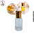 Porta Perfume de Vidro Roll-on Luxo 6ml - (un) - Imagem 1