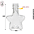 Frasco Pet Estrela 50ml - Rosca 18/410 (UN) - Imagem 3