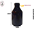 Frasco Pet Âmbar 100ml - Rosca 24/410 (UN) - Imagem 2