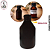 Frasco Pet Âmbar 100ml - Rosca 24/410 (UN) - Imagem 1