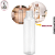 Frasco Pet Sil Reto Ombro Curvo Cristal 200ml - Rosca 24/410 (UN) - Imagem 1