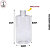 Frasco Pet Cil Reto Baixo Cristal 200ml - Rosca 24/410 (UN) - Imagem 3