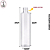 Frasco Pet Cil Reto Cristal 200ml - Rosca 24/410 (UN) - Imagem 3