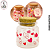 Pote de Vidro Estampa Corações Vermelho C/Tampa Rolha - 60ml (UN) - Imagem 1