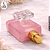 Porta Perfume 30ml Vidro Fosco Rosa c/ Tampa T – (UN) - Imagem 2