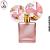 Porta Perfume 30ml Vidro Fosco Rosa c/ Tampa T – (UN) - Imagem 1
