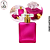 Porta Perfume 30ml Vidro Fosco Pink c/ Tampa T – (UN) - Imagem 1
