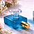 Porta Perfume 30ml Vidro Fosco Azul c/ Tampa T – (UN) - Imagem 2
