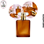 Porta Perfume 30ml Vidro Fosco Âmbar c/ Tampa T – (UN) - Imagem 1