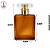 Porta Perfume 30ml Vidro Fosco Âmbar c/ Tampa T – (UN) - Imagem 3