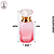 Porta Perfume 30ml Vidro Luxo Branco/Rosa – (UN) - Imagem 3