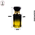 Porta Perfume 30ml Vidro Luxo Preto/Âmbar – (UN) - Imagem 3