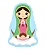 Naninha Sublimada - Nossa Senhora de Guadalupe - Imagem 1