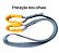 Fita De Ancoragem C/ Olhais 10cm, 120 cm comprimento, Resistência 24 Kn - Imagem 3