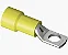 TERMINAL OLHAL 25MM² M10 PRE-ISOLADO AMARELO (PACOTE COM 10UN) - Imagem 1