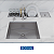 Calha Gourmet Escorredor Inox Tamanho 19x62 Cm Ecosul - Imagem 4