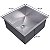 Cuba Gourmet Pia Inox Tamanho 40x40 cm Ecosul - Imagem 3