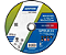 DISCO COR.177,8 X 3,2 X 22,2 AR-312 2T P/ACO 66252899863 NORTON - Imagem 1