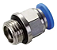 CONEXAO RETA INSTANTANEA MACHO TUBO 10MM X 1/2 BSP FLUIR - Imagem 1