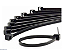 ABRACADEIRA NYLON (VÁRIAS MEDIDAS) PRETA E BRANCA PCT100PCS - Imagem 1