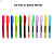 Kit 12 Marca Texto Masterprint (6 Neon + 6 pastel) - Imagem 1
