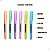 Kit 12 Marca Texto Masterprint (6 Neon + 6 pastel) - Imagem 4
