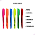 Kit 24 Marca Texto Masterprint (12 Neon + 12 pastel) - Imagem 4